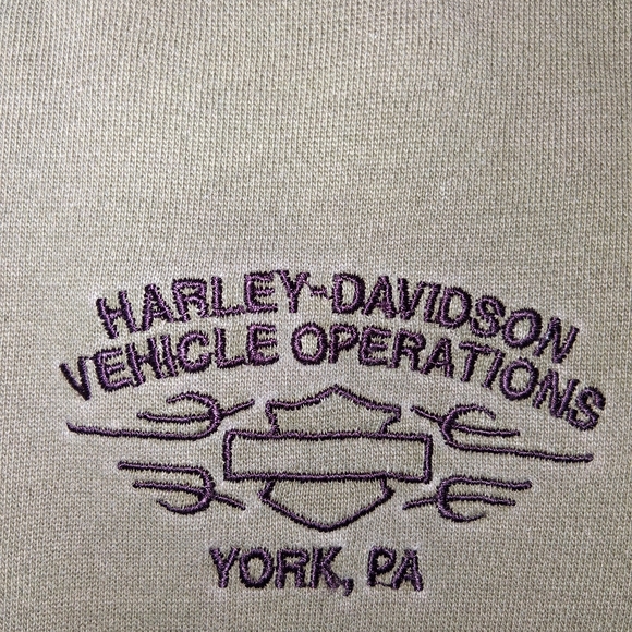 Vintage 2005 Harley-Davidson Women's Tan Sweater - Picture 4 of 4
